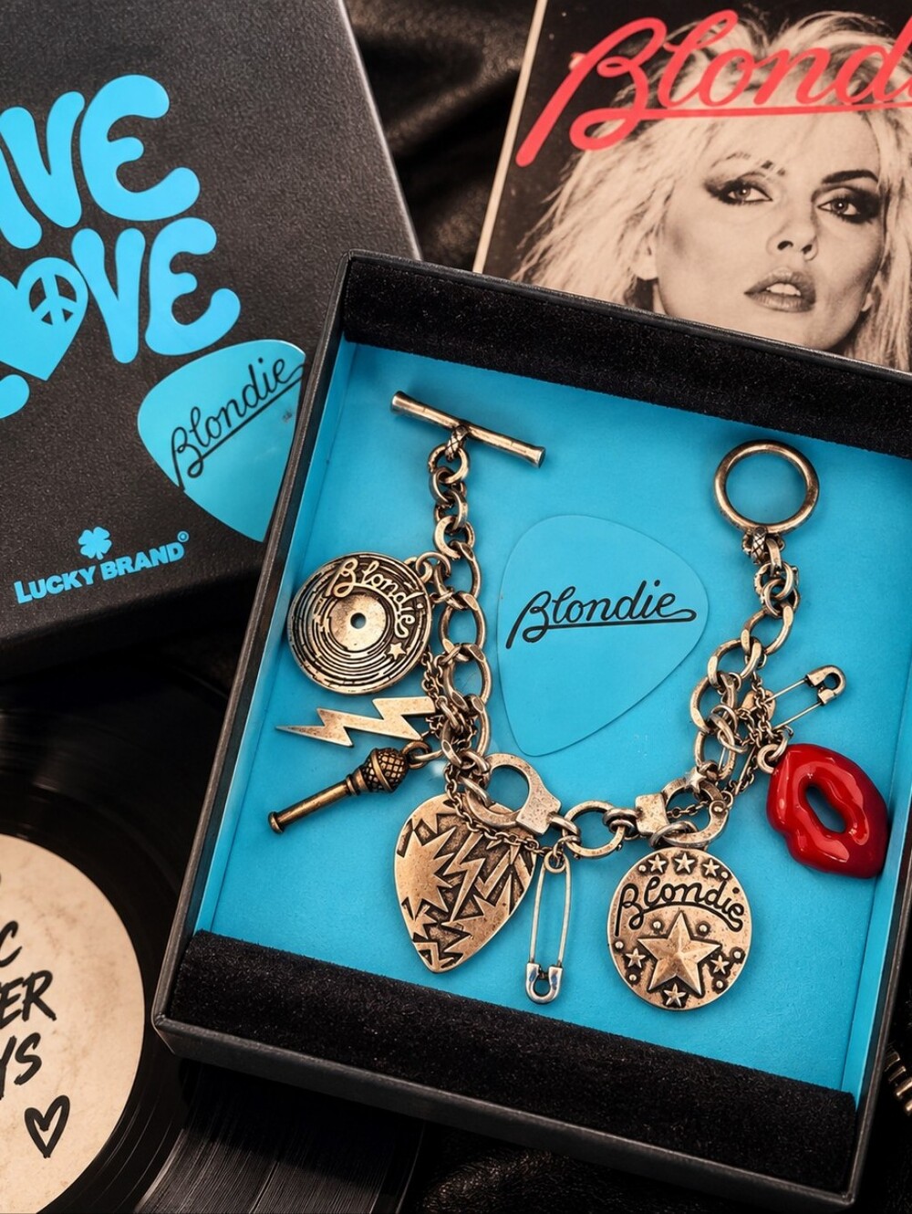 Vintage/Y2K Blondie x Lucky Brand Charm Bracelet — Original Box
